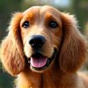 A happy Cocker Spaniel.